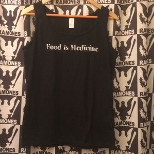 One-of-a-kind "Food is Medicine" Tank
